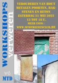 Affiche workshop verweren  hout, metaal